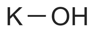 Strukturformel zu KALIUMHYDROXID