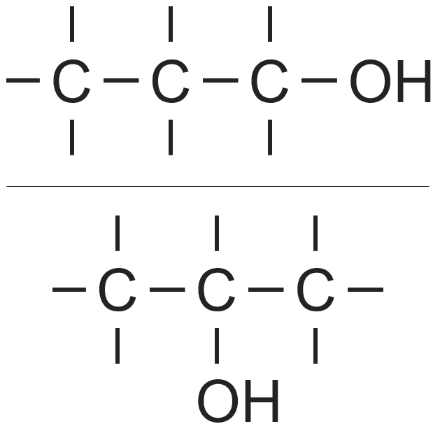 Strukturformel zu PROPANOL