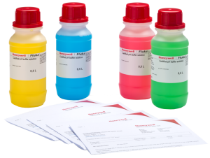 Pufferl&ouml;sungen Honeywell, zertifiziert, gef&auml;rbt