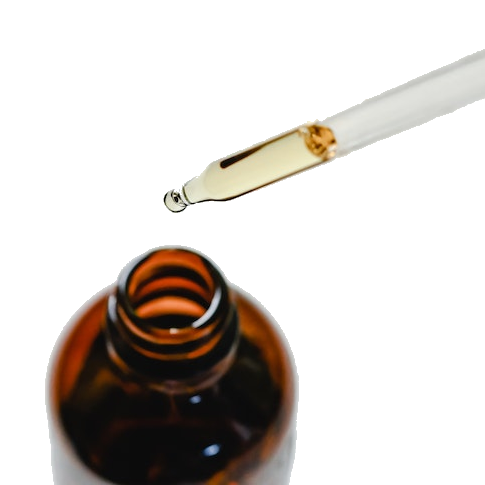 Darstellung ApoBO-Reagenz durch Tropfen aus Glasflasche